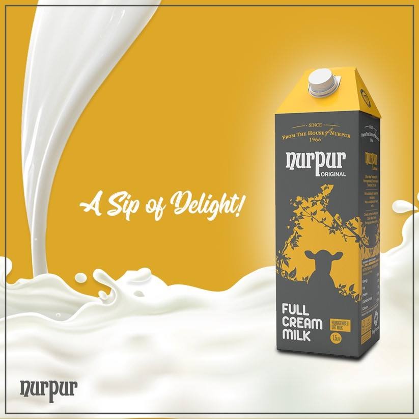 nurpur full cream milk 1ltr low price in Pakistan 